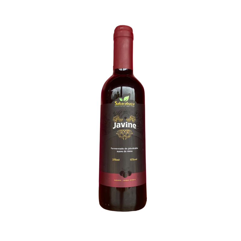 Javine Suave 375ml - Vinho Tinto de Jabuticaba Suave