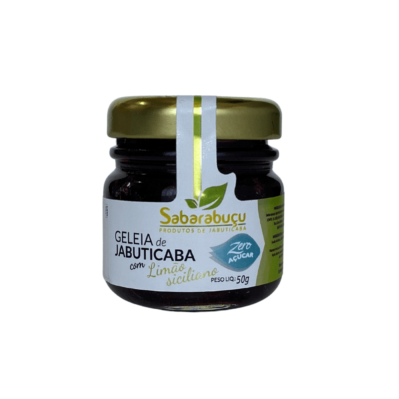 Kit com 4 Miniaturas de Geleias de Jabuticaba Zero Açúcar 50g cada